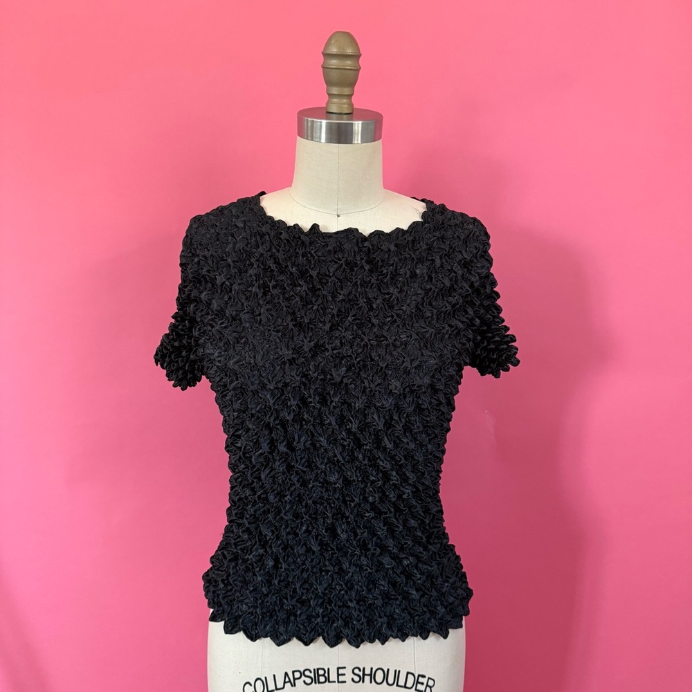 🌈4/$20🌈 Vintage 90s Y2K Magic Scarf Popcorn Textured Crop Top One Size (XS-L)